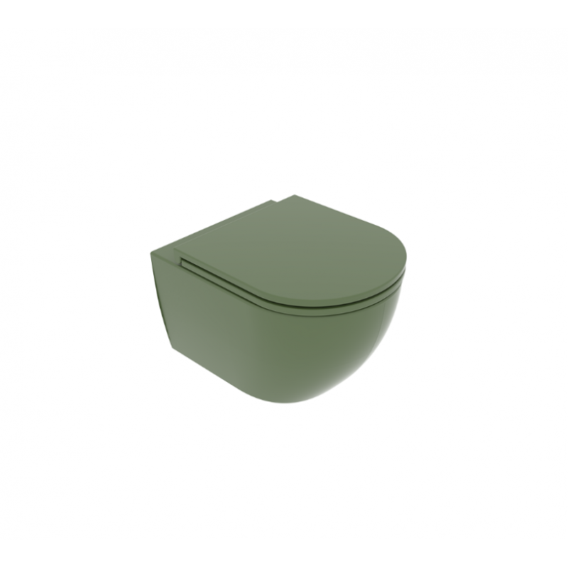 Конзолна тоалетна чиния GSG LIKE XXS размер 48,5x36см, маслина мат - цена: